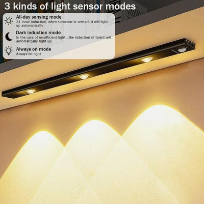 LED PIR Motion Sensor Cabinet Light with USB Rechargeable 🔋💡