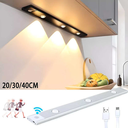 LED PIR Motion Sensor Cabinet Light with USB Rechargeable 🔋💡